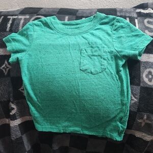 Cat & Jack Vibrant Green Short Sleeve Tee